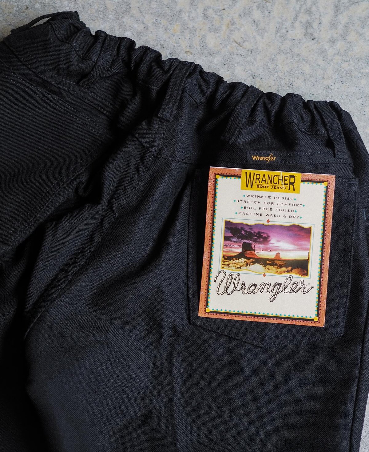 WRANGLER REMAKE STA-PREST WRANCHER DRESS JEANS WRANGLER REMAKE STA-PREST WRANCHER DRESS JEANS
