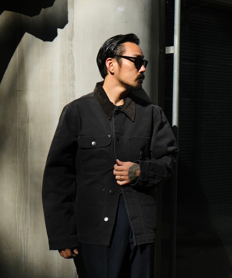 Carhartt Aged Duck Unlined Chore Coat -Black |