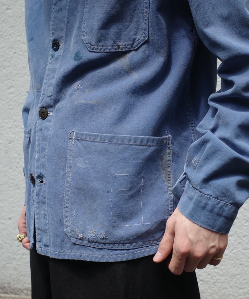 60's L' Ascenseur French Work Jacket | DAMAGEDO