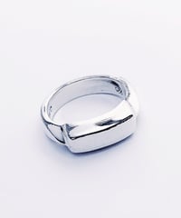 meian sterling silver "fat ID" ring