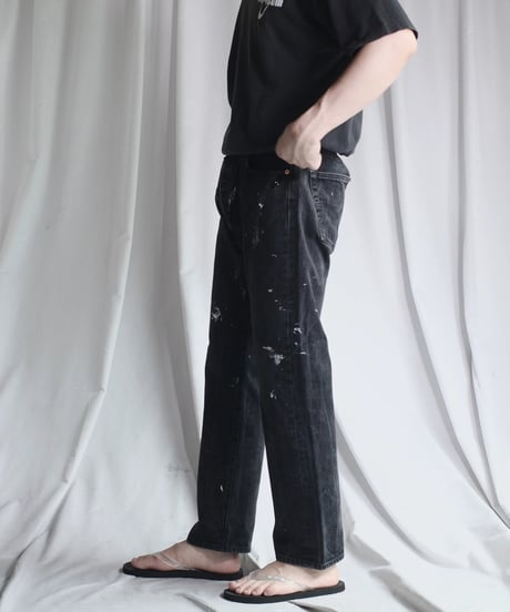 Levi's 501 Black Denim Pants #7