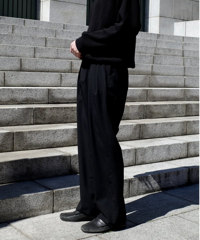 【美品】NEAT Washable Tropical Wide サイズ48 NEAT × DAMAGEDONE2ND Washable Tropical Wool Sla