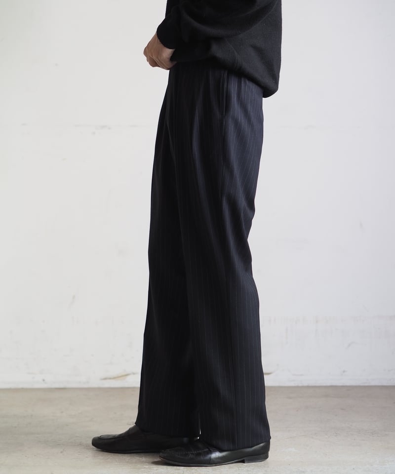 NEAT ウールパンツスタンダードネイビー