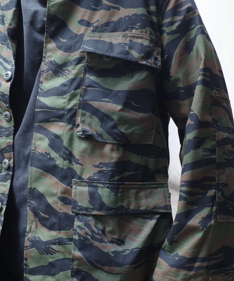 Deadstock Tiger Stripe Camo BDU Jacket - CLINTON SALES INC