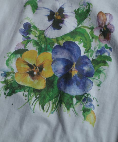 90's Flower Design T-Shirts -5 "Made in USA"