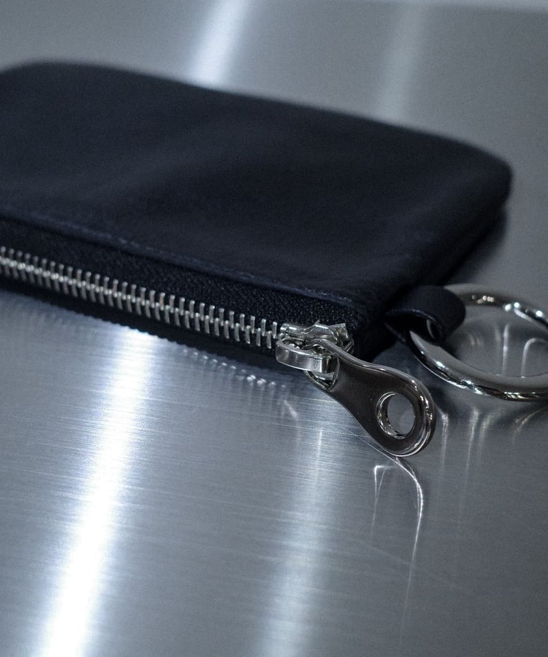 Made in ASAKUSA LEATHER レザースモールウォレット　財布 Made in ASAKUSA” LEATHER SMALL WALLET -BLACK-