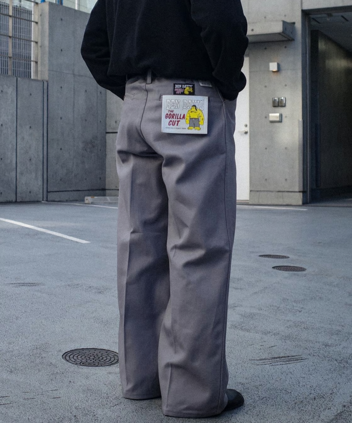 Ben Davis Gorilla Cut Pants Light Grey | DAMAGE