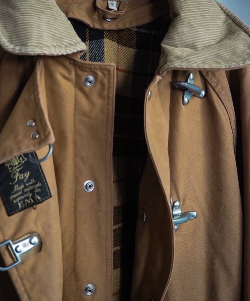 ジャケット・アウター Fay fireman jacket 完品 イタリア製 80s FAY ライナー付き ファイヤーマン コート 消防服