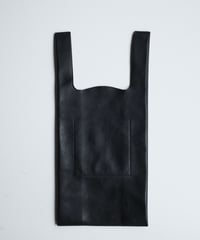 As is ”Made in ASAKUSA” LEATHER CONVENI BUKURO -BLACK-  ＃4