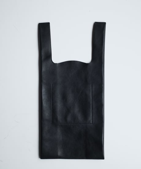 As is ”Made in ASAKUSA” LEATHER CONVENI BUKURO -BLACK-  ＃4
