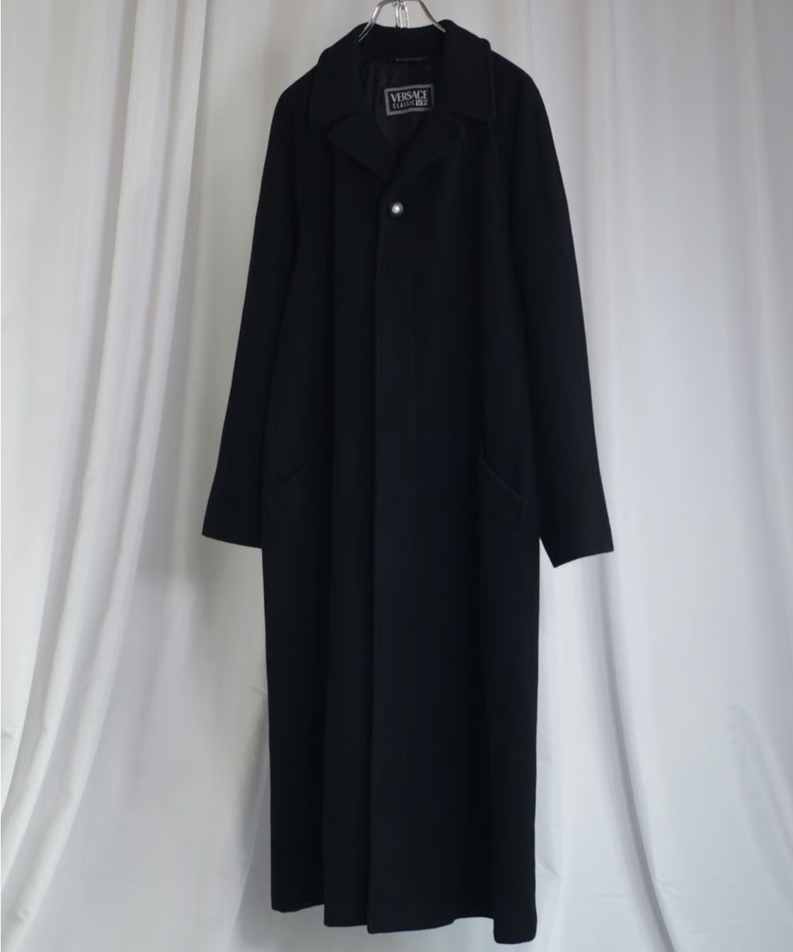 90s Versace Classic V2 Angora Swing Coat -Made