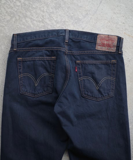 00's Levi’s 527 Denim Pants "Black Over Dye" -6  実寸W35 / L32