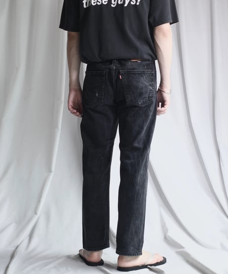 Levi's 501 Black Denim Pants #7