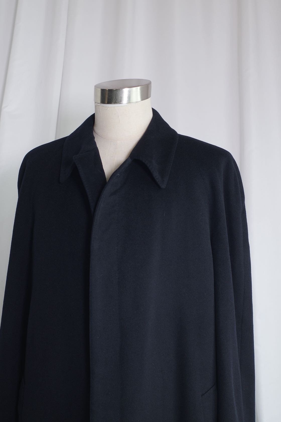 Loro Piana 100% Cashmere Fabric Balmacaan Coat