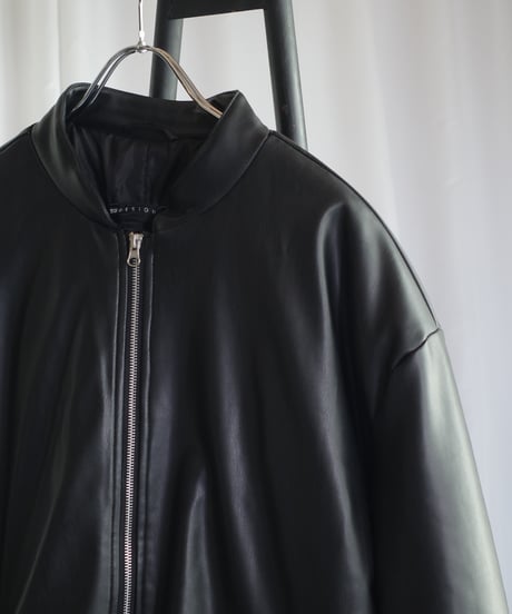 UK Label ASOS Design Leather Jacket -2