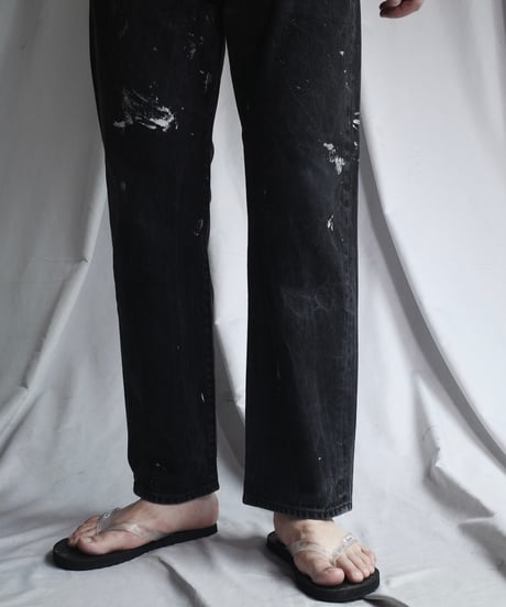 Levi's 501 Black Denim Pants #7
