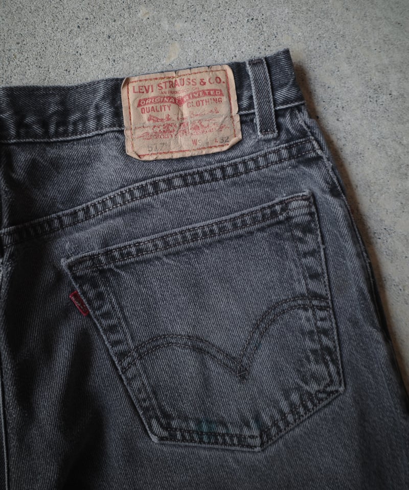 00's Levi's 517 Black -Made in Mexico | DAMAGED