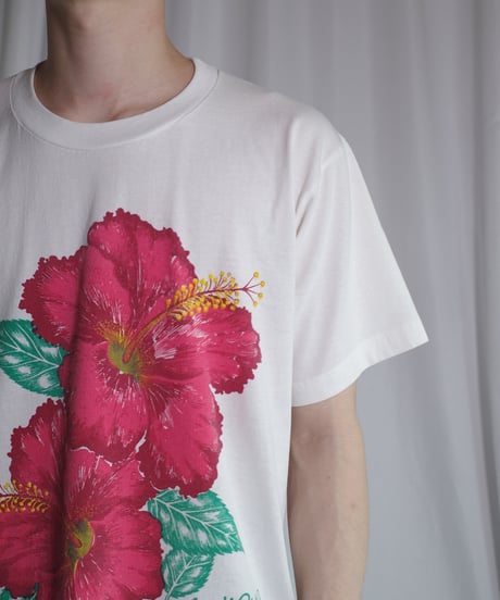00's Flower Design T-Shirts -21