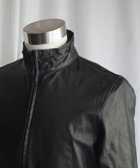 DKNY Leather/Nylon Reversible Jacket