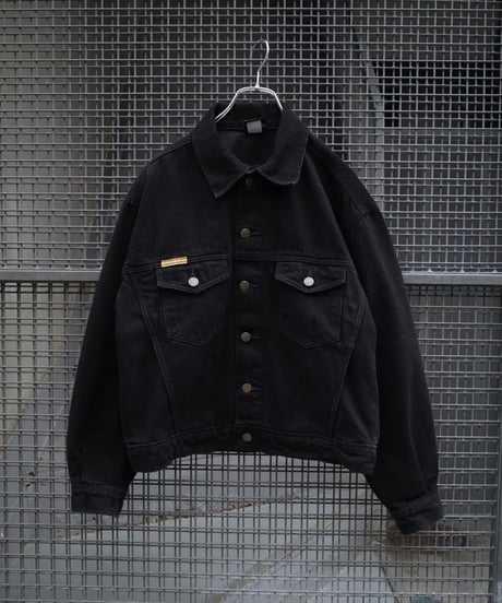 Prison Blues Denim Western Jacket -Fade Black