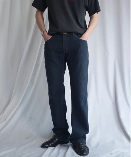 00's Levi’s 559 Denim Pants "Black Over Dye" -1  実寸W35 / L31