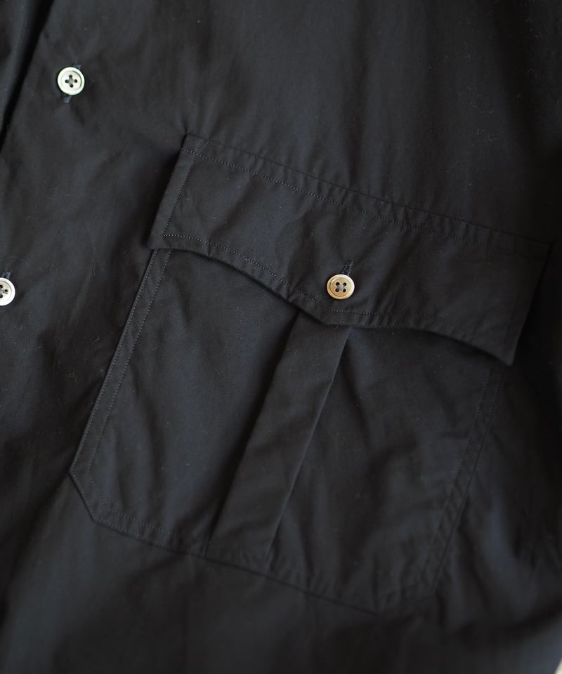Porter Classic Roll Up Cotton Shirt -Navy | DAM Porter Classic Roll Up Cotton Shirt -Navy | DAM