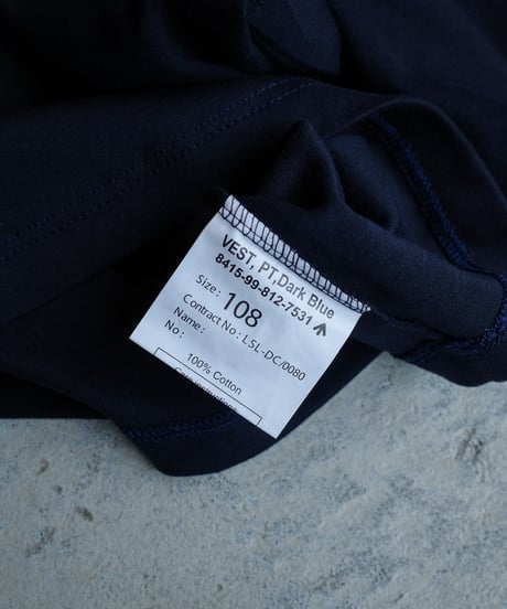 Deadstock Royal Navy Physical Training T-Shirts -Dark Navy