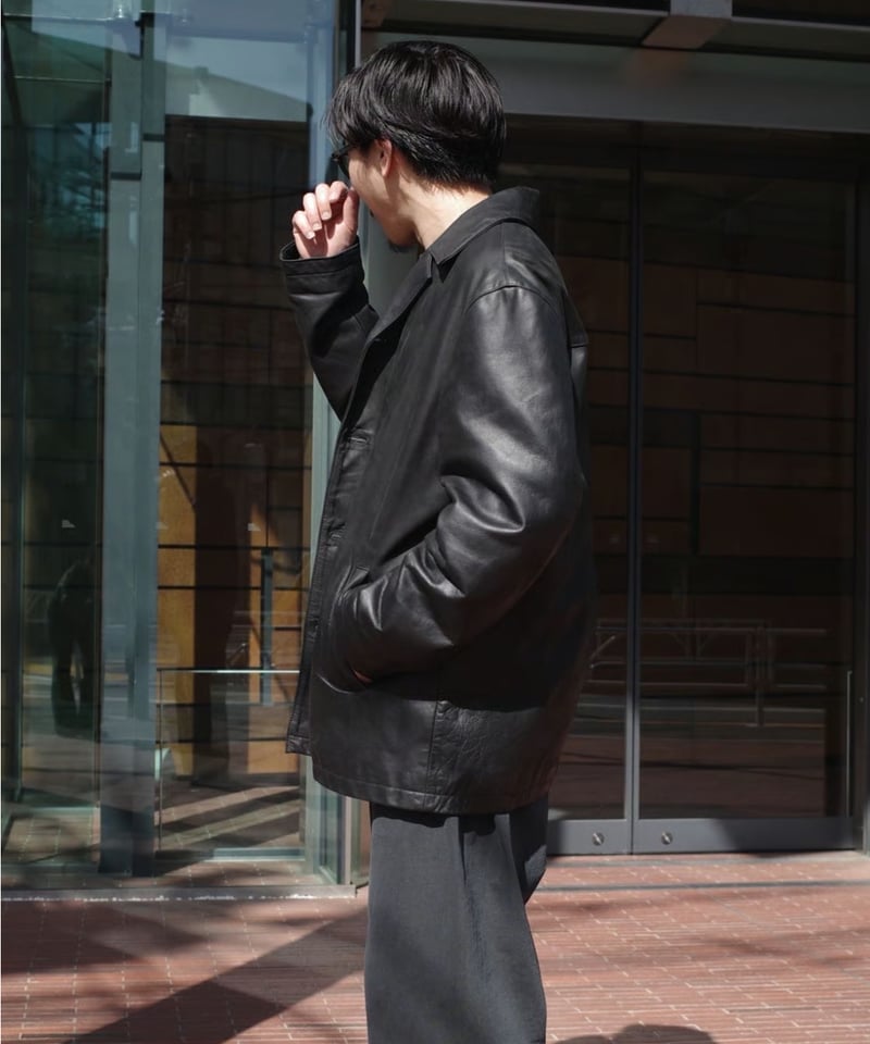 NEXT Leather Car Coat | DAMAGEDONE 2nd