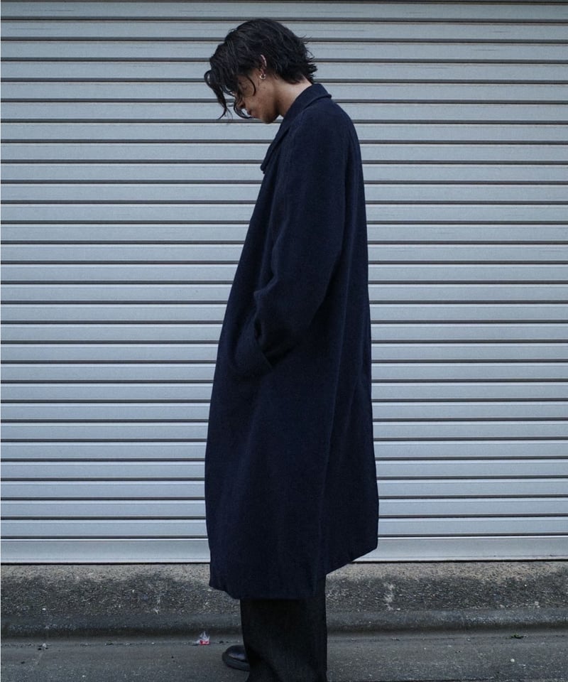 80-90s Burberrys Spain Wool Balmacaan Coat 80-90s Burberrys Spain Wool Balmacaan Coat