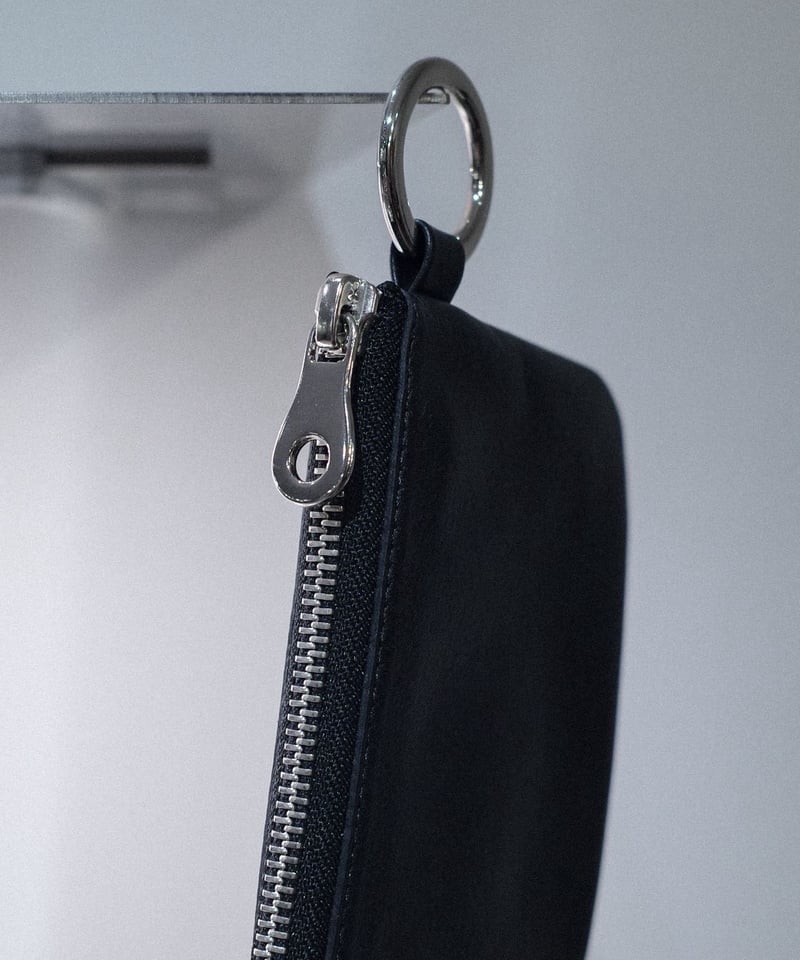Made in ASAKUSA” LEATHER SMALL WALLET -BLACK-