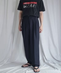 “GIANNI VERSACE” Summer Material Stripe Slacks -3