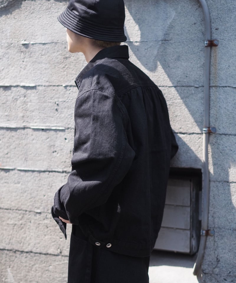 Porter Classic Steinbeck Denim Jacket -Black |