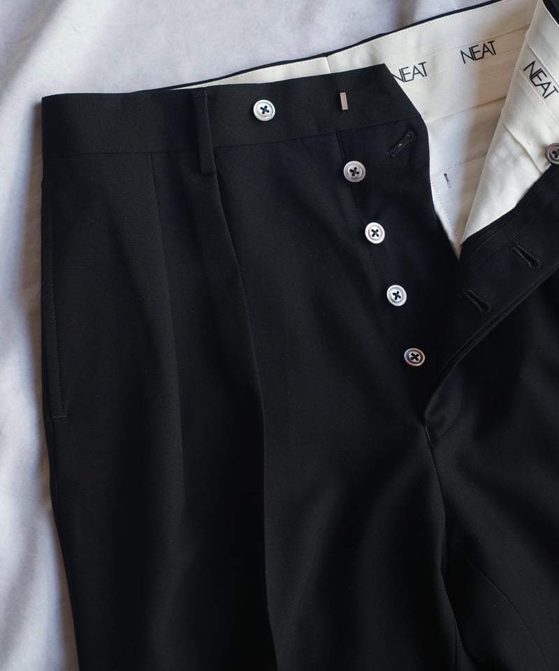 NEAT Wool Poplin Wide -Black | DAMAGEDONE 2nd