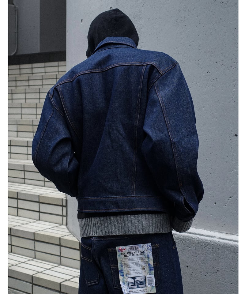 Prison Blues Denim Western Jacket | DAMAGEDONE 2nd