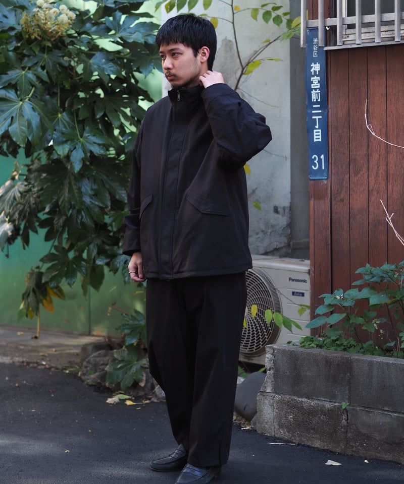 THE DAY -CLASSIC SOFT SHELL FLEECE JACKET -Blac