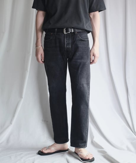 Levi's 501 Black Denim Pants #4