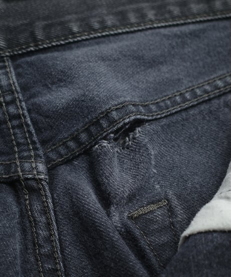 Levi's 501 Black Denim Pants #4