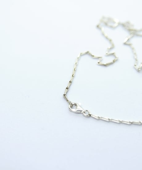 meian sterling silver " tiny barley corn " necklace #010