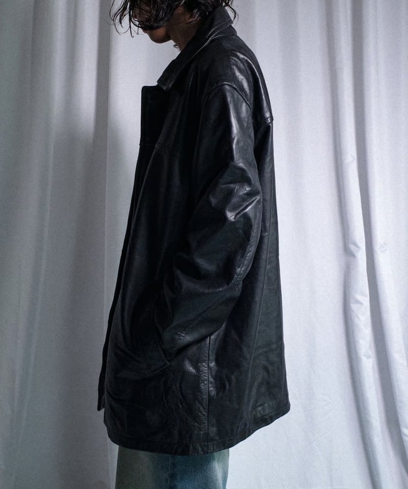 Old GAP Leather Jacket - 3 | DAMAGEDONE 2nd
