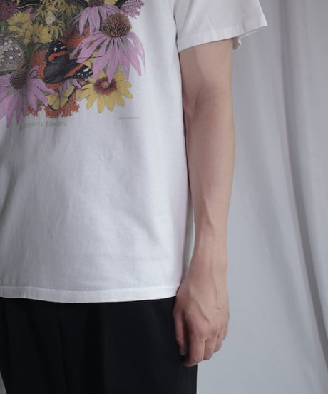 90's Flower Design T-Shirts -22 Made in USA