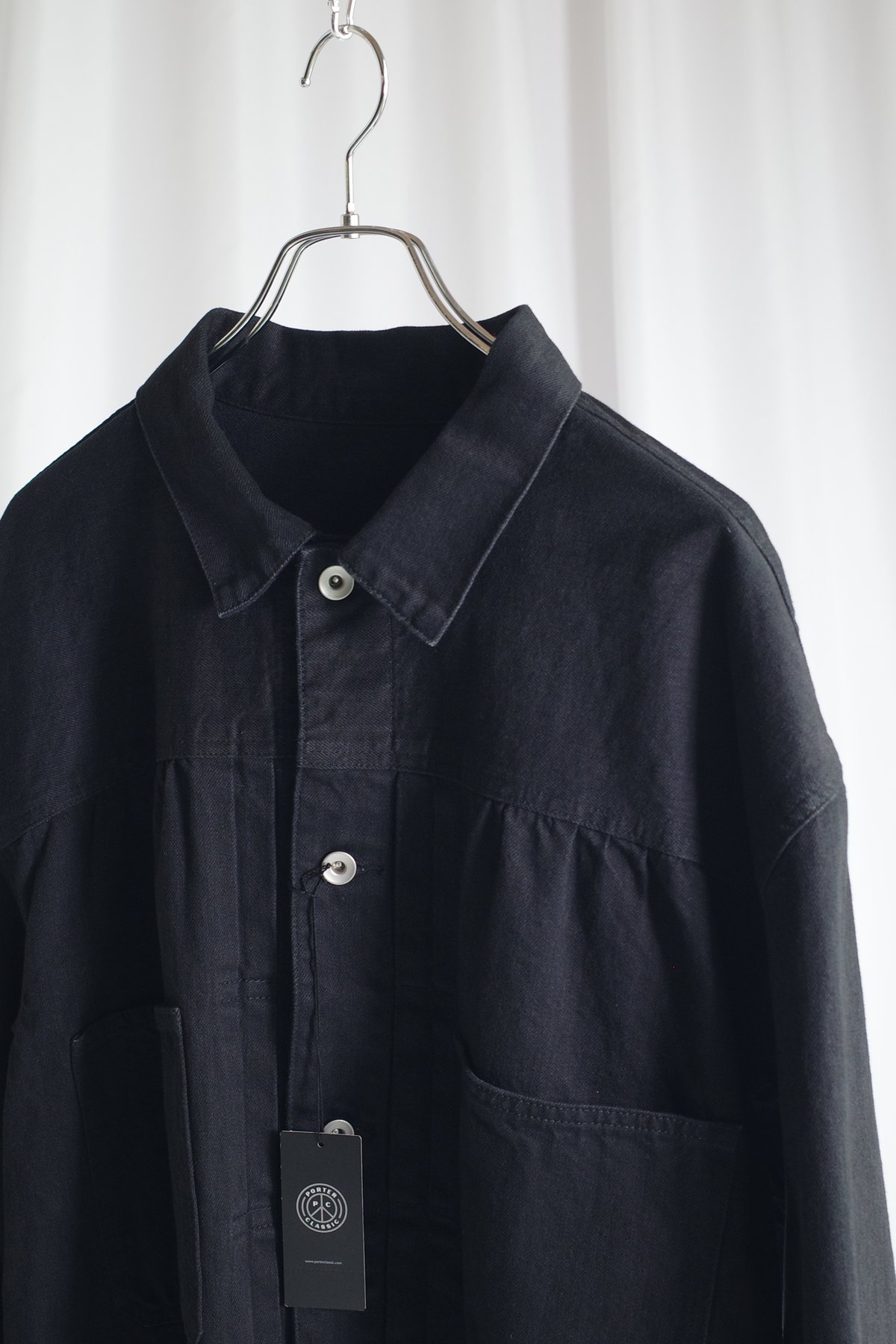 Porter Classic Steinbeck Denim Jacket -Black |
