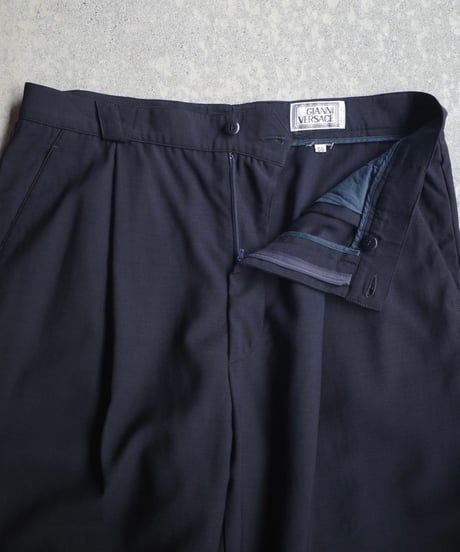 “GIANNI VERSACE” Summer Material Slacks -1 Made in Italy
