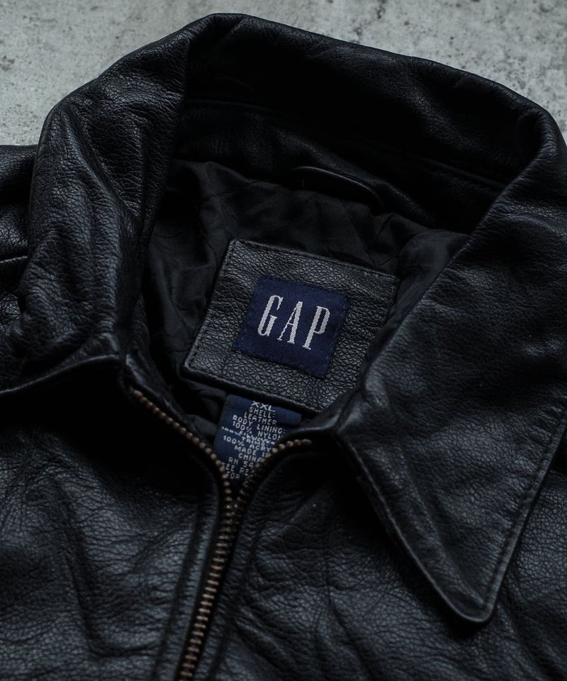 Old GAP Leather Jacket - 2 | DAMAGEDONE 2nd