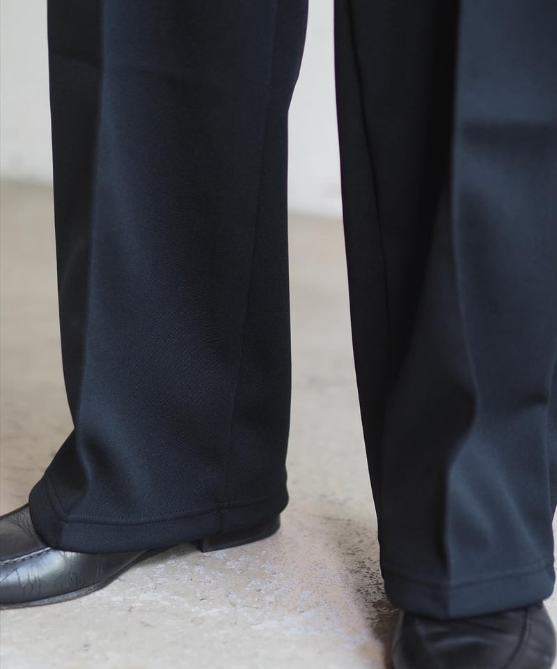 SEABEES × DAMAGE DONE2ND Jersey Fabric Slacks - SEABEES × DAMAGE DONE2ND Jersey Fabric Slacks -