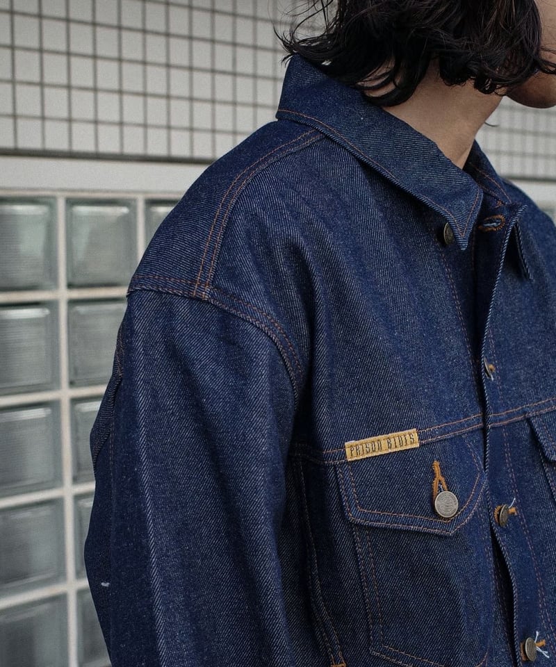 Prison Blues Denim Western Jacket | DAMAGEDONE 2nd
