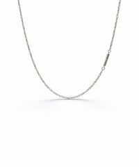 meian sterling silver "s-screw" chain necklace #001