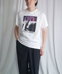 Various White Design Tee -4 Made in USA