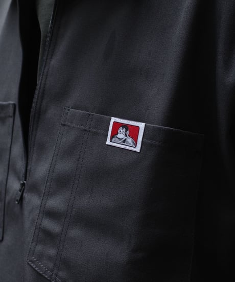 Ben Davis Long Sleeve Solid 1/2 Zip Shirt