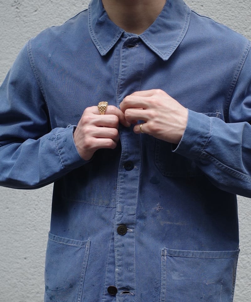 60's L' Ascenseur French Work Jacket | DAMAGEDO