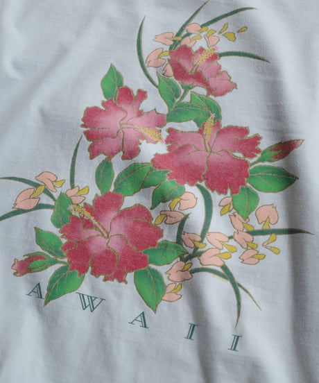 00's Flower Design T-Shirts -33